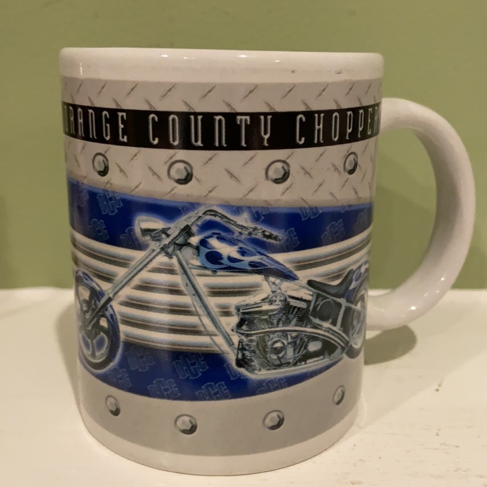 Orange County Choppers Coffee Mug w/ Motorcycle